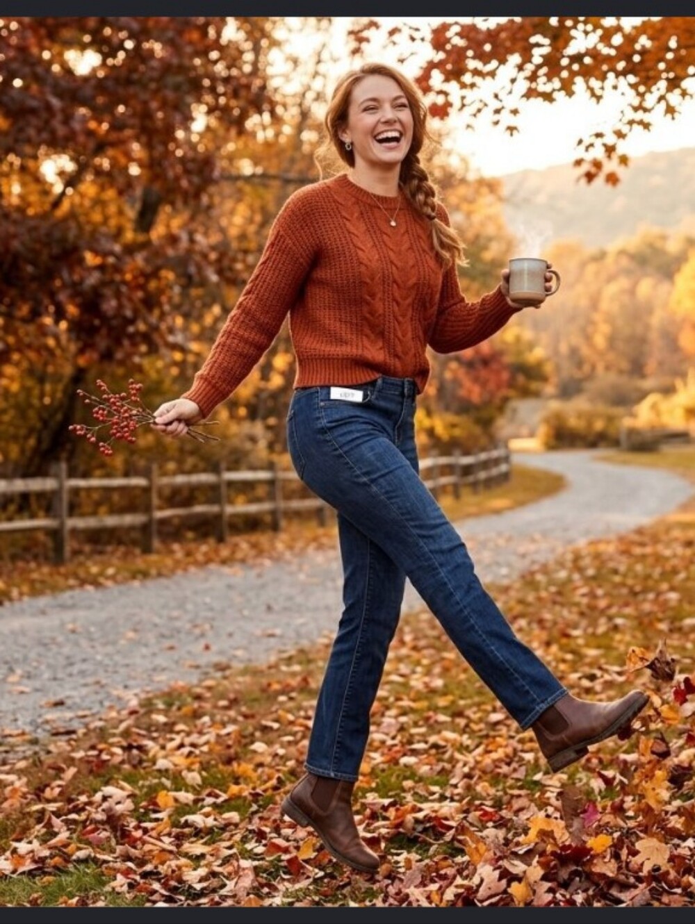 LOFT Size 10/30 Straight-Leg Women’s Jeans in Dark Blue Washft